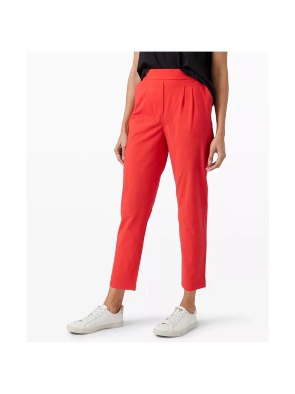 Lululemon Your True Trouser Pants Carnation Red High Rise 6